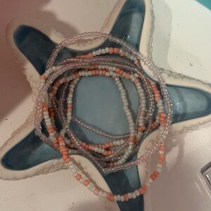 2 beaded necklaces/waist chain/bracelet